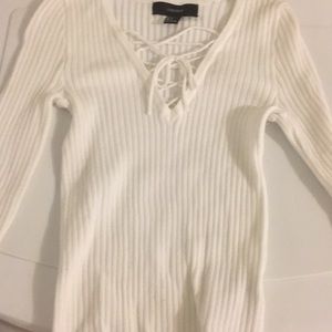 lace up forever 21 Long sleeve tee